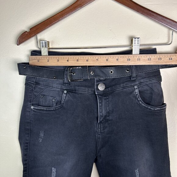 Push Up Stretch flared Leg Womens Black Jeans Colombian Tight Butt Lifting Faja - Picture 6 of 15